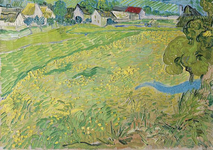 Vincent Van Gogh Les Vessenots a Auvers Norge oil painting art